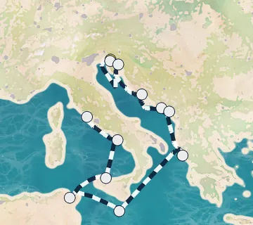 12 Night Trieste to Rome cruise