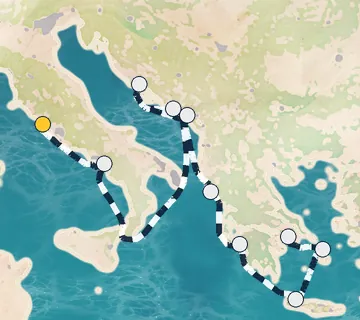 10 Night Rome to Athens cruise
