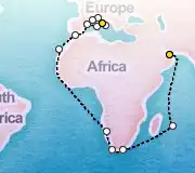 35 Night Dubai to Marseille cruise