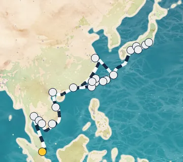 38 Night Singapore to Tokyo cruise