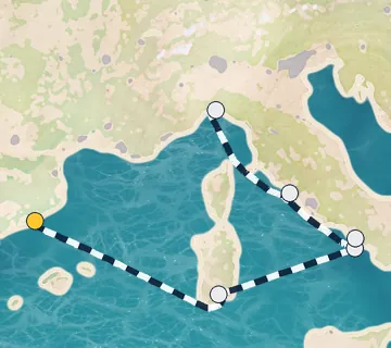 5 Night Barcelona to Portofino cruise