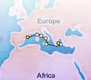 8 Night Barcelona to Athens cruise