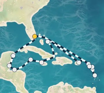 20 Night Ft. Lauderdale to Ft. Lauderdale cruise