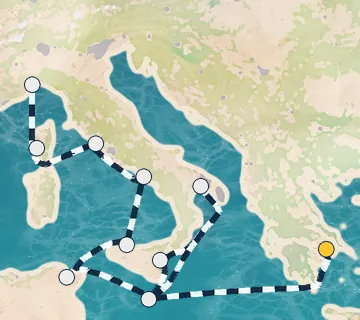 11 Night Athens to Savona cruise