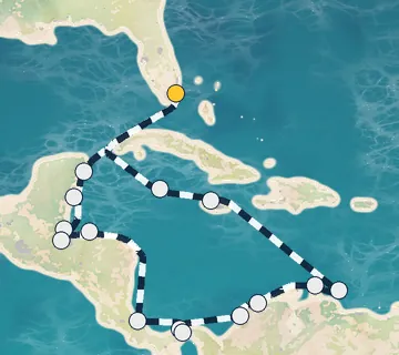 20 Night Miami to Miami cruise