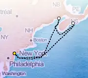 5 Night New York to New York cruise