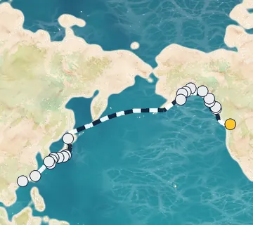 22 Night Vancouver to Tokyo cruise