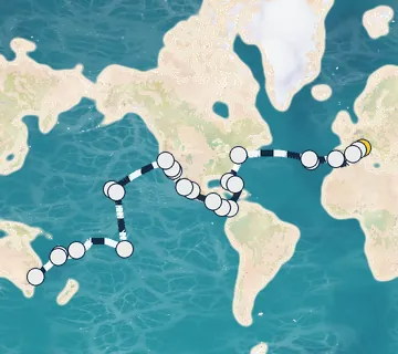 65 Night Savona to Sydney, Australia cruise