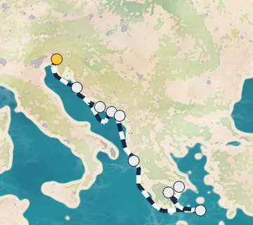 10 Night Monfalcone to Athens cruise