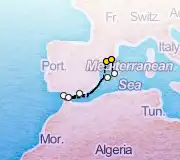 7 Night Tarragona to Barcelona cruise