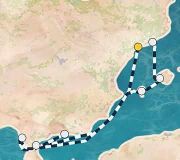 7 Night Tarragona to Barcelona cruise