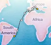 23 Night Rio to Naples cruise