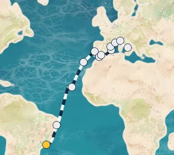 23 Night Rio to Naples cruise