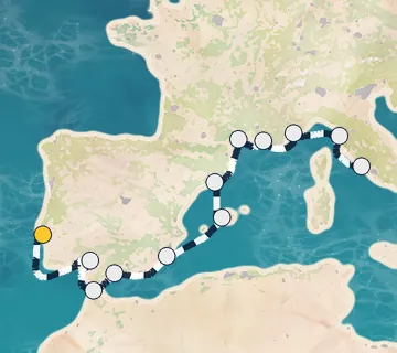 14 Night Lisbon to Rome cruise