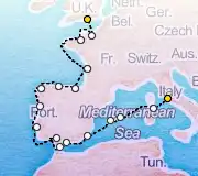 21 Night Rome to Portsmouth cruise