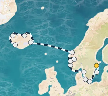 14 Night Stockholm to Reykjavik cruise