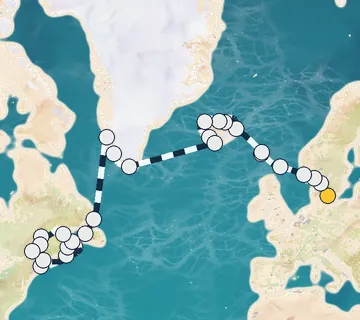 38 Night Copenhagen to Montreal cruise