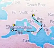 7 Night Trieste to Barcelona cruise