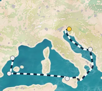 7 Night Trieste to Barcelona cruise