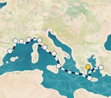 14 Night Athens to Barcelona cruise