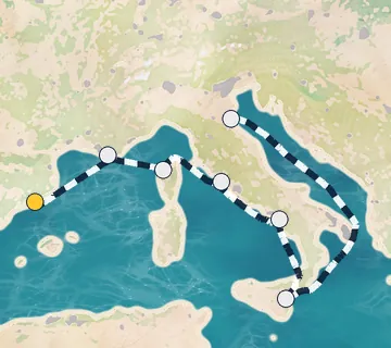 7 Night Barcelona to Ravenna cruise