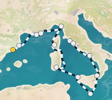 12 Night Barcelona to Rome cruise