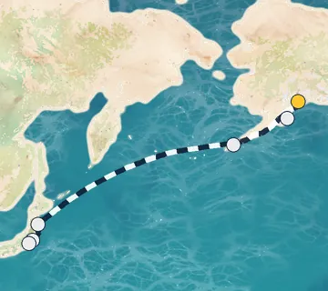 13 Night Seward to Tokyo cruise