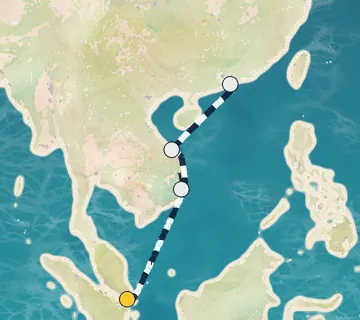 7 Night Singapore to Hong Kong cruise