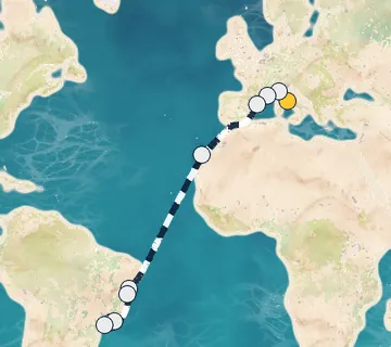 18 Night Rome to Sao Paolo cruise