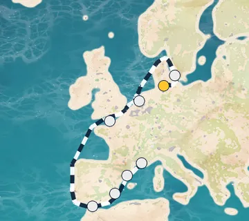11 Night Kiel to Marseille cruise