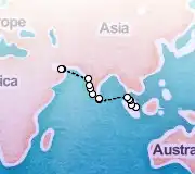 18 Night Singapore to Dubai cruise