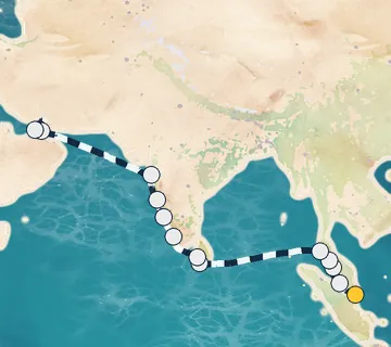 18 Night Singapore to Dubai cruise