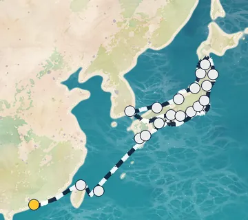 26 Night Hong Kong to Tokyo cruise