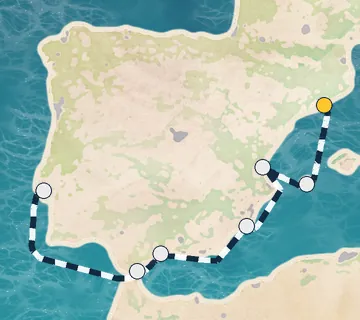 7 Night Barcelona to Lisbon cruise