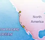 8 Night Vancouver to Los Angeles cruise