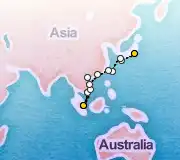 24 Night Tokyo to Singapore cruise