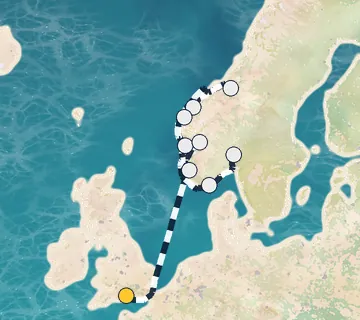 10 Night London to Oslo cruise