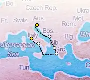 7 Night Trieste to Rome cruise