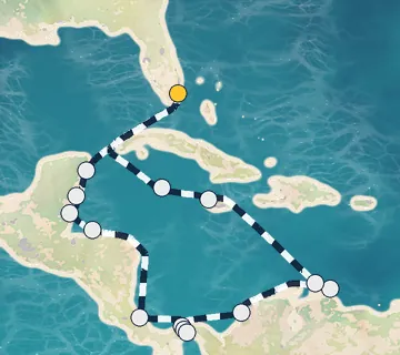 20 Night Miami to Miami cruise