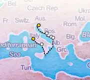 7 Night Trieste to Rome cruise