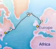 14 Night New York to London cruise