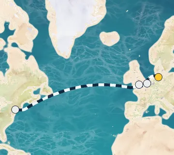 10 Night Hamburg to New York cruise