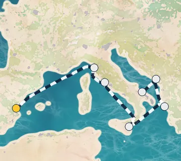 7 Night Valencia to Bari cruise