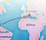 20 Night Rome to Miami cruise