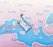 4 Night Trieste to Rome cruise