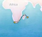 14 Night Mauritius to Cape Town cruise