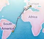 20 Night Savona to Rio cruise