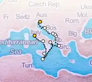 10 Night Rome to Trieste cruise