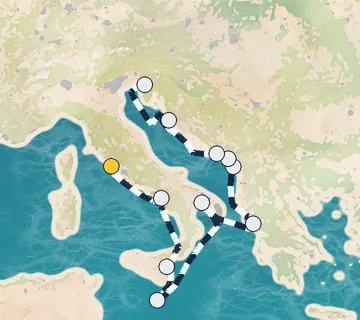 10 Night Rome to Trieste cruise