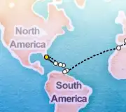 24 Night Barcelona to Miami cruise